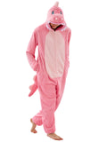 Unisex Adult Onesie Pajamas Animal One Piece Snug Fit Halloween Costume Sleepwear Homewear