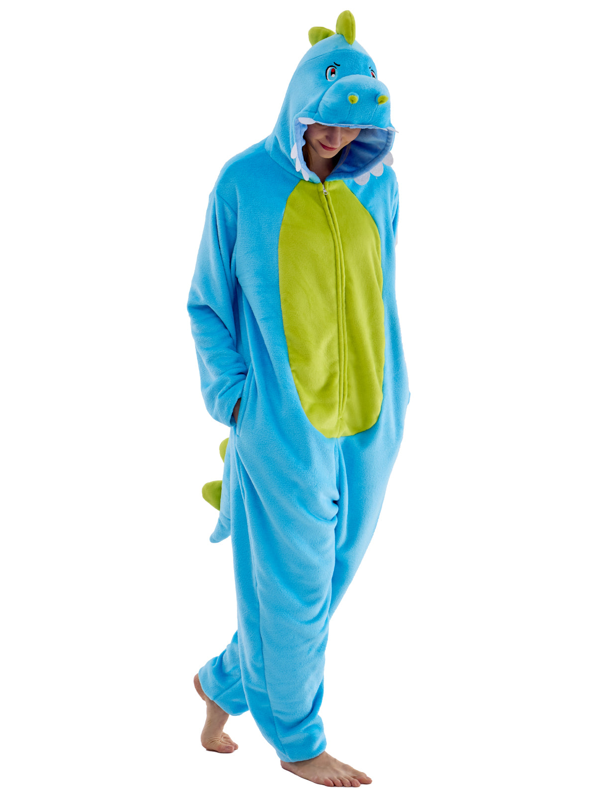 Unisex Adult Onesie Pajamas Animal One Piece Snug Fit Halloween Costume Sleepwear Homewear