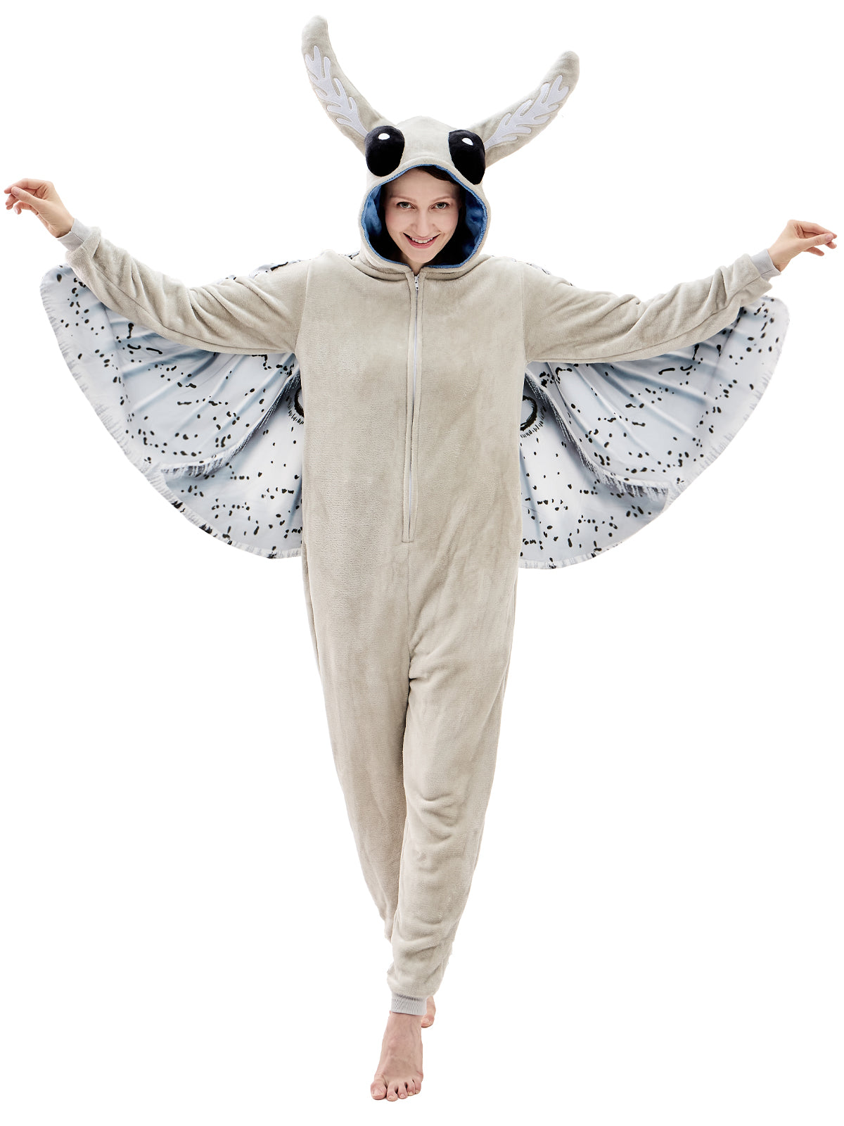 Unisex Adult Onesie Pajamas Animal One Piece Snug Fit Halloween Costume Sleepwear Homewear