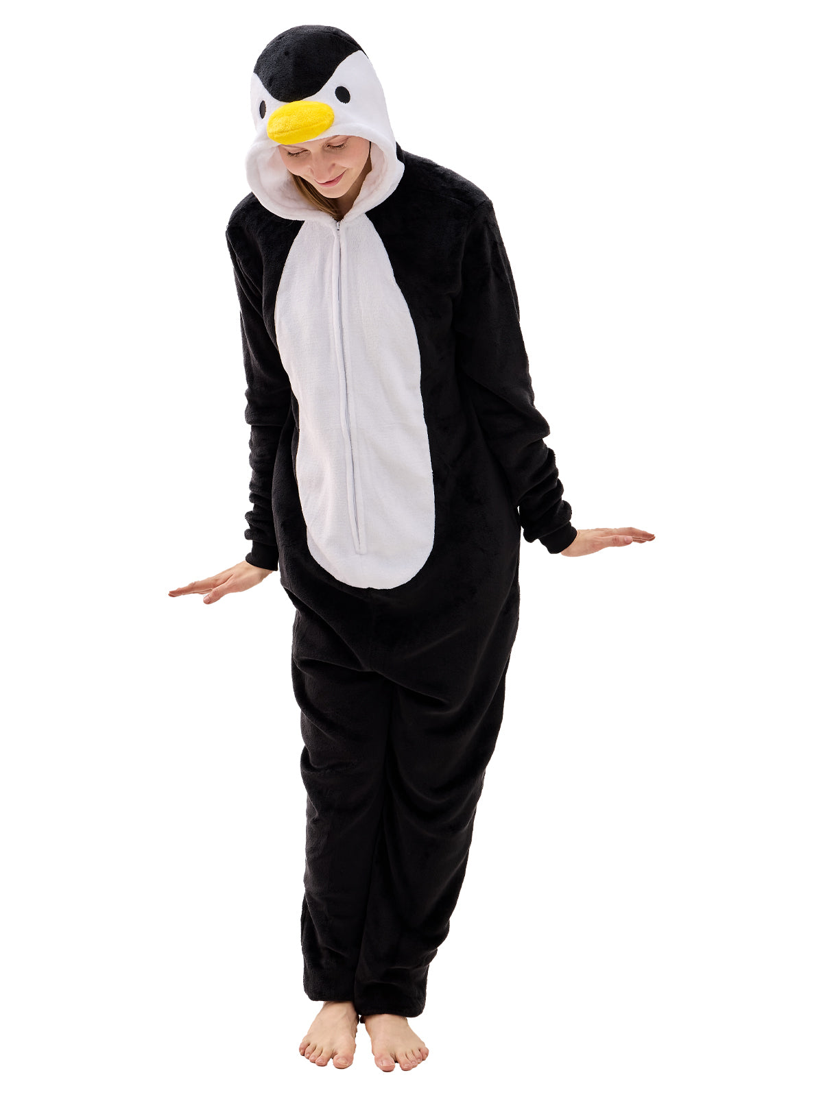 Unisex Adult Onesie Pajamas Animal One Piece Snug Fit Halloween Costume Sleepwear Homewear