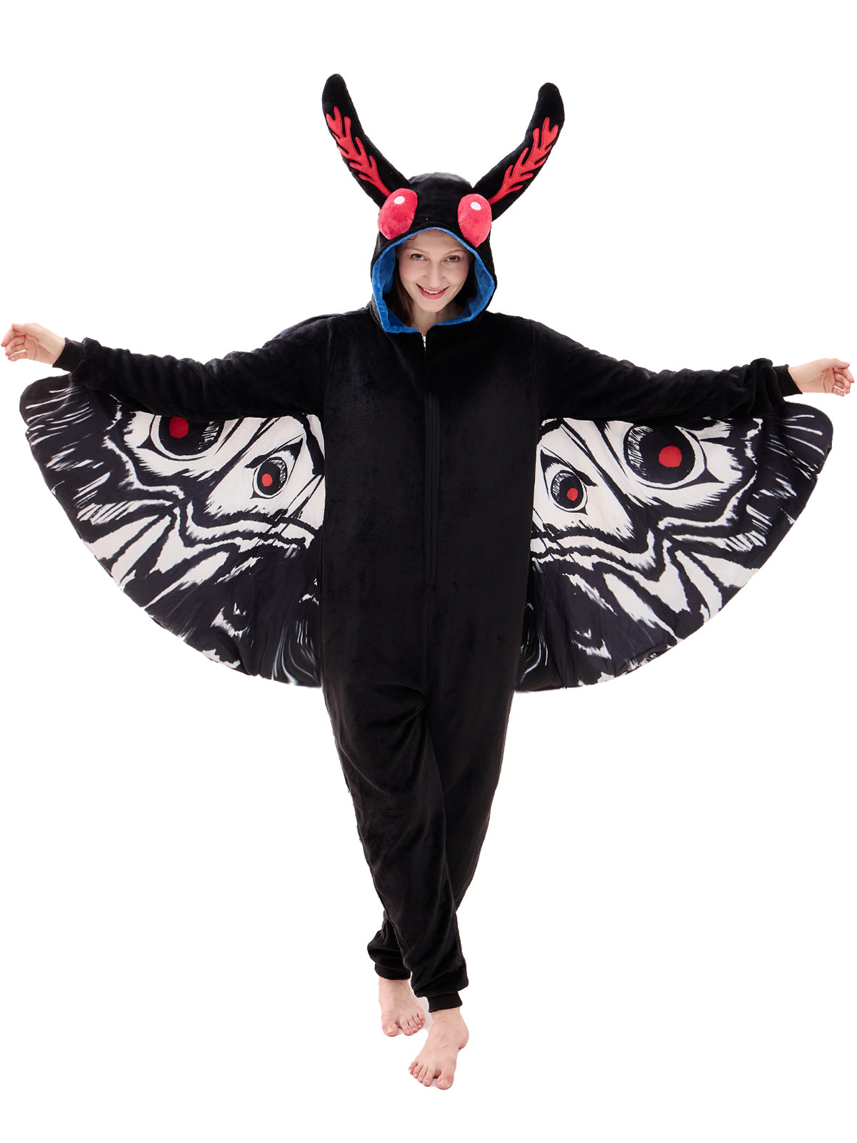 Unisex Adult Onesie Pajamas Animal One Piece Snug Fit Halloween Costume Sleepwear Homewear