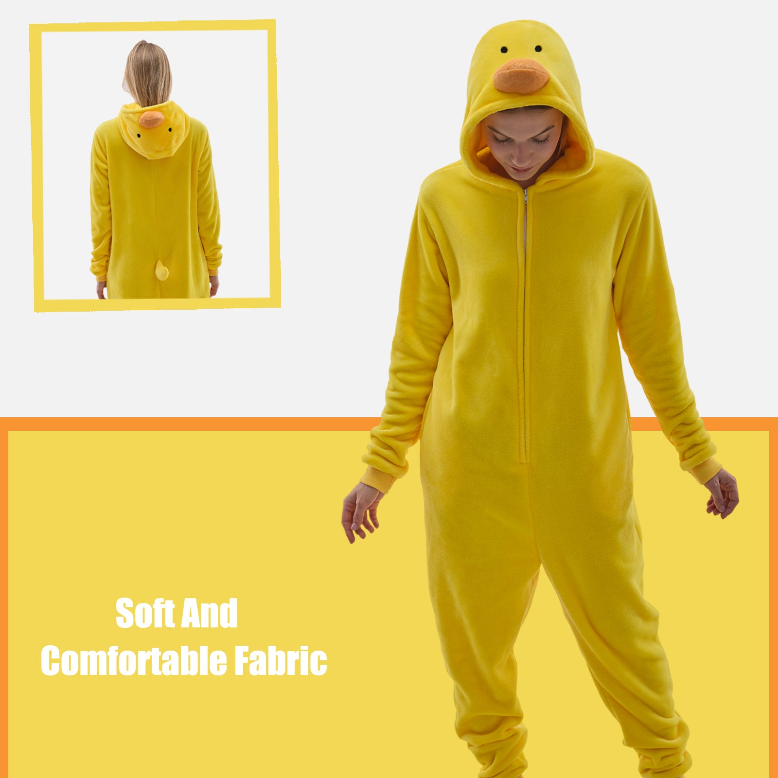 Unisex Adult Onesie Pajamas Animal One Piece Snug Fit Halloween Costume Sleepwear Homewear