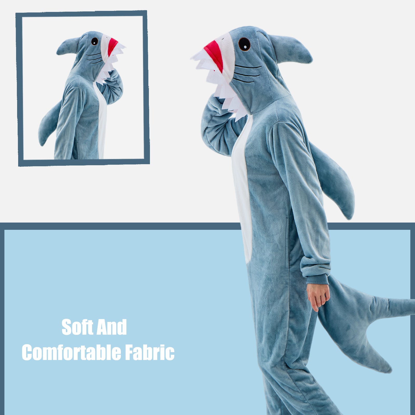 Unisex Adult Onesie Pajamas Animal One Piece Snug Fit Halloween Costume Sleepwear Homewear