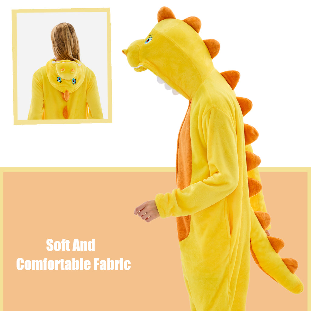 Unisex Adult Onesie Pajamas Animal One Piece Snug Fit Halloween Costume Sleepwear Homewear