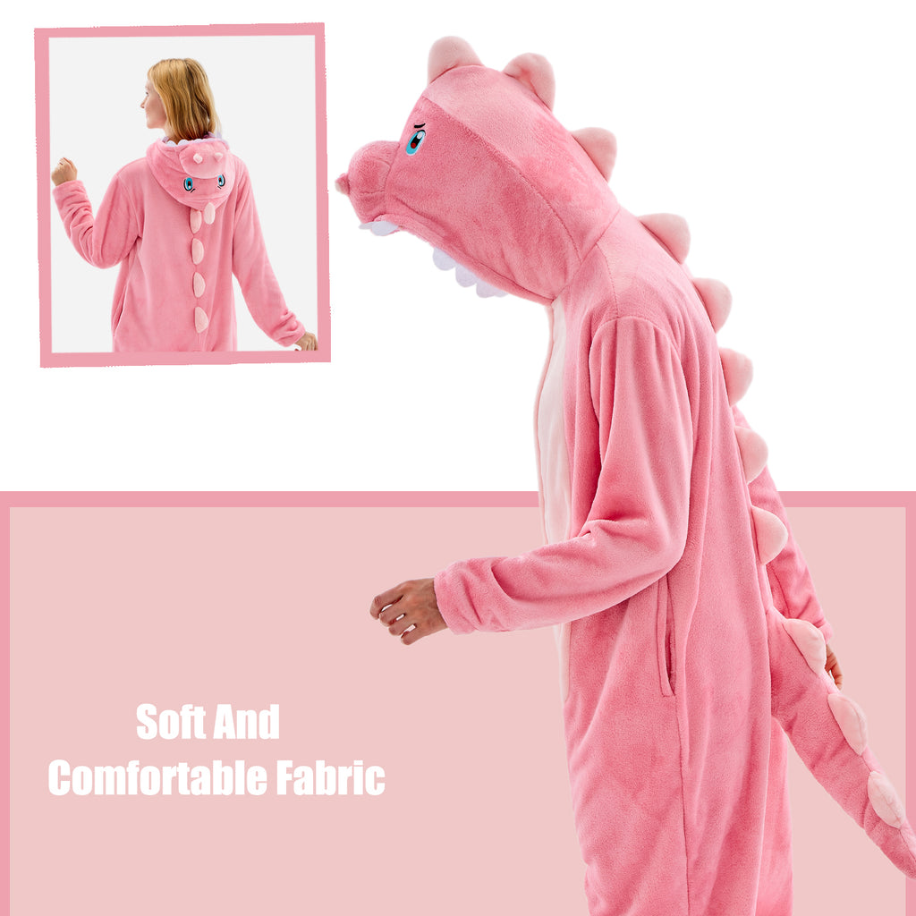 Unisex Adult Onesie Pajamas Animal One Piece Snug Fit Halloween Costume Sleepwear Homewear