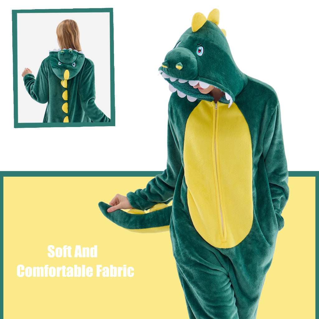 Unisex Adult Onesie Pajamas Animal One Piece Snug Fit Halloween Costume Sleepwear Homewear
