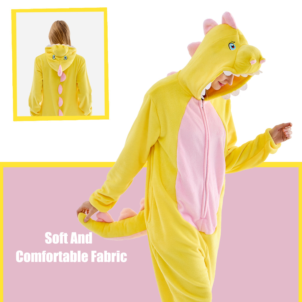 Unisex Adult Onesie Pajamas Animal One Piece Snug Fit Halloween Costume Sleepwear Homewear