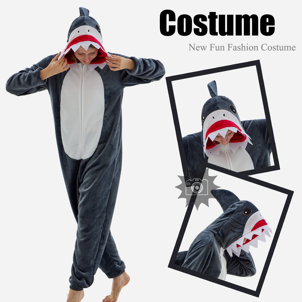 Unisex Adult Onesie Pajamas Animal One Piece Snug Fit Halloween Costume Sleepwear Homewear