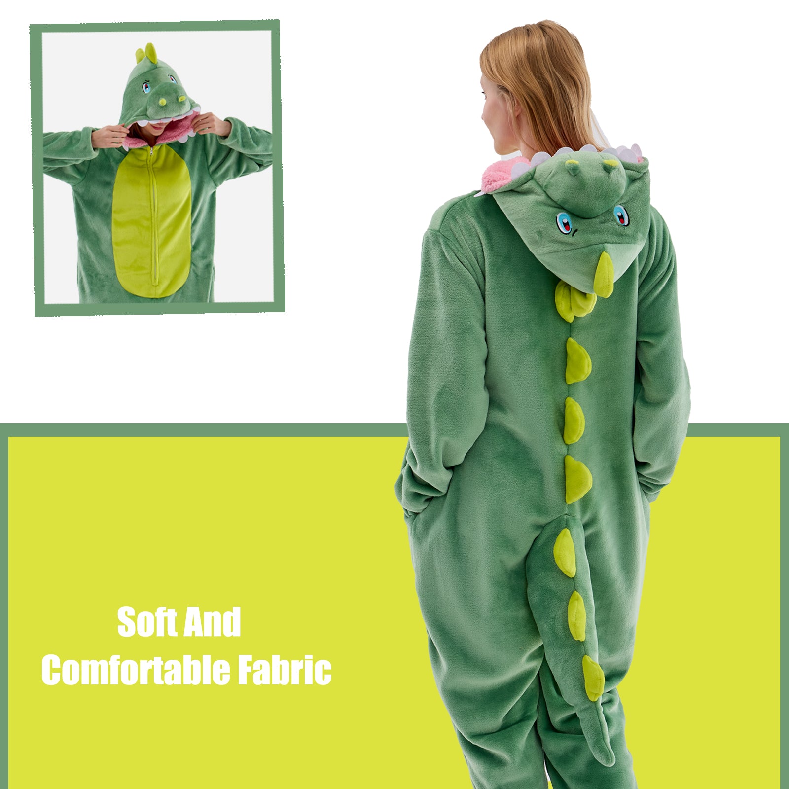 Unisex Adult Onesie Pajamas Animal One Piece Snug Fit Halloween Costume Sleepwear Homewear