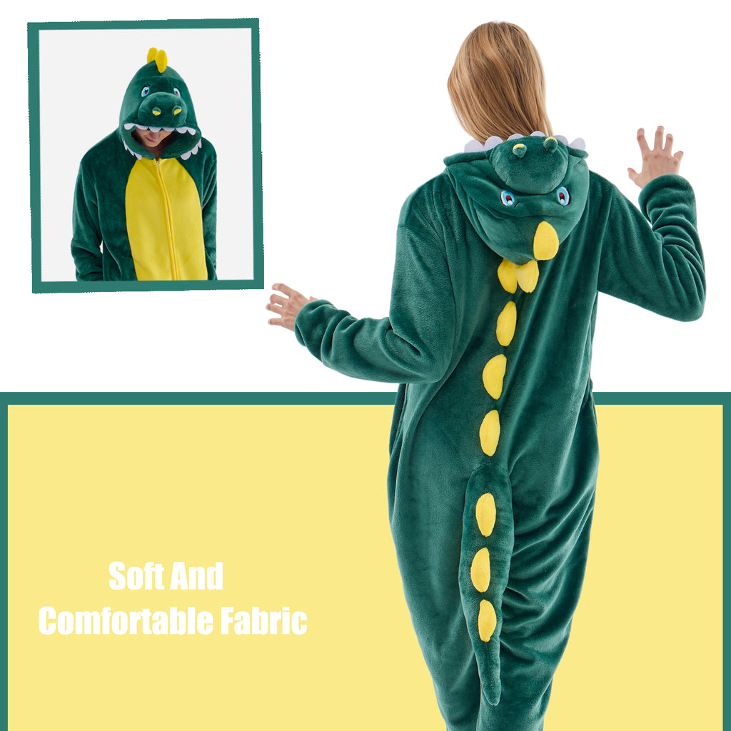 Unisex Adult Onesie Pajamas Animal One Piece Snug Fit Halloween Costume Sleepwear Homewear