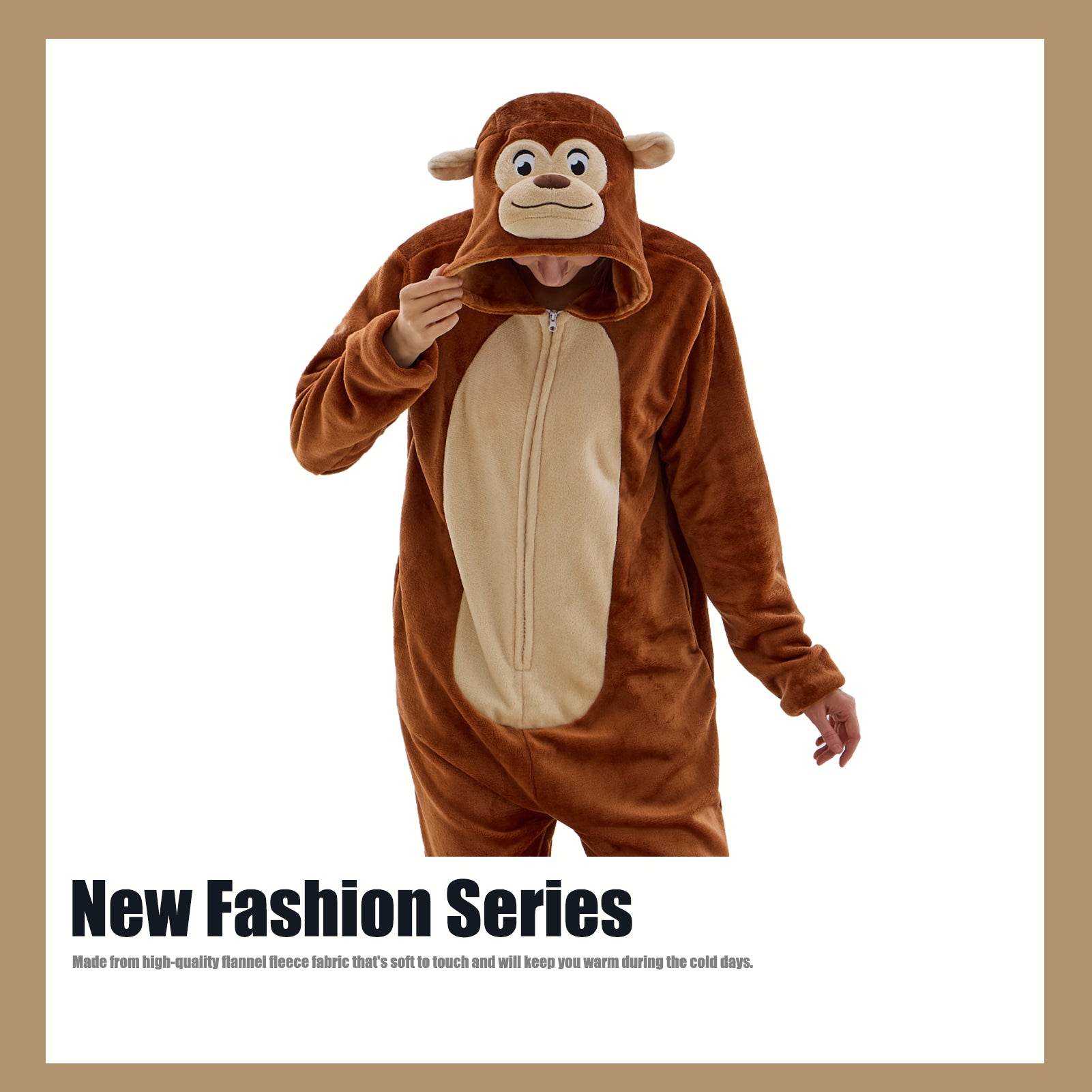 Unisex Adult Onesie Pajamas Animal One Piece Snug Fit Halloween Costume Sleepwear Homewear