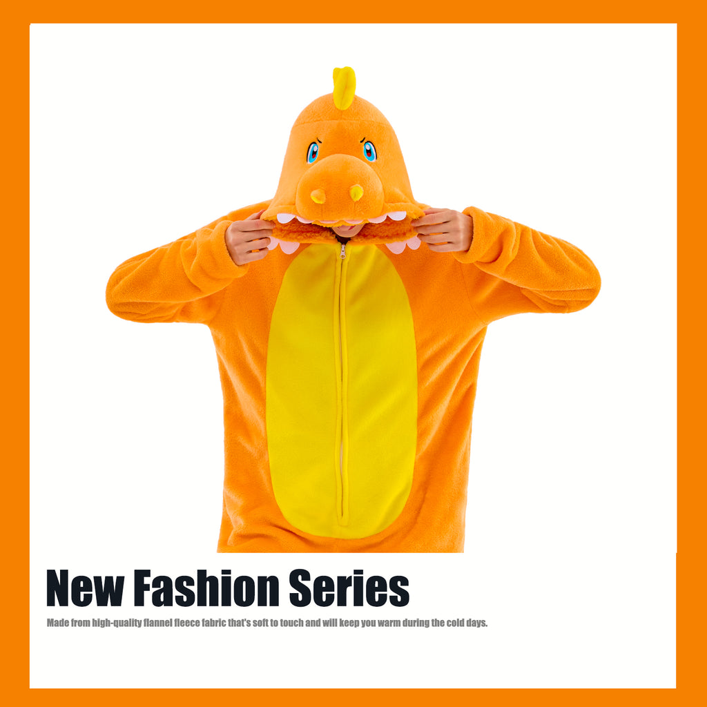 Unisex Adult Onesie Pajamas Animal One Piece Snug Fit Halloween Costume Sleepwear Homewear