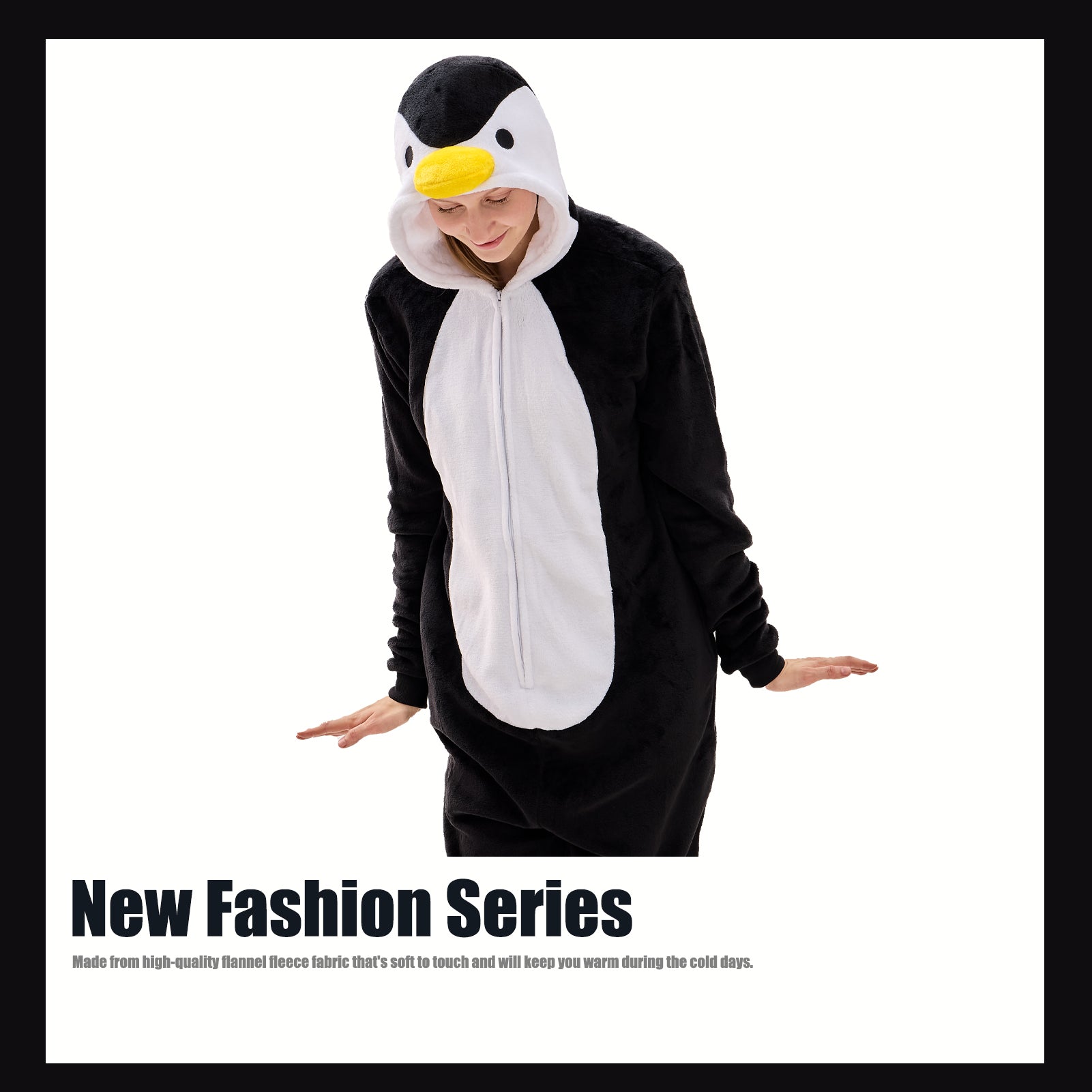 Unisex Adult Onesie Pajamas Animal One Piece Snug Fit Halloween Costume Sleepwear Homewear