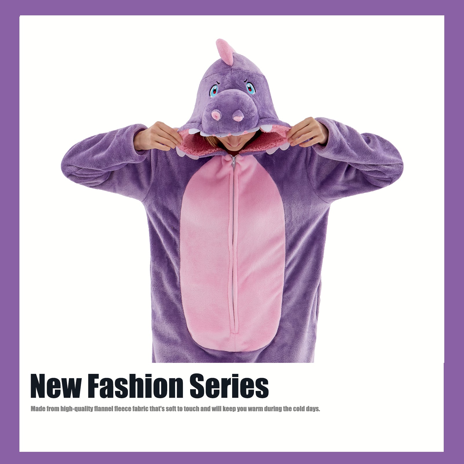 Unisex Adult Onesie Pajamas Animal One Piece Snug Fit Halloween Costume Sleepwear Homewear