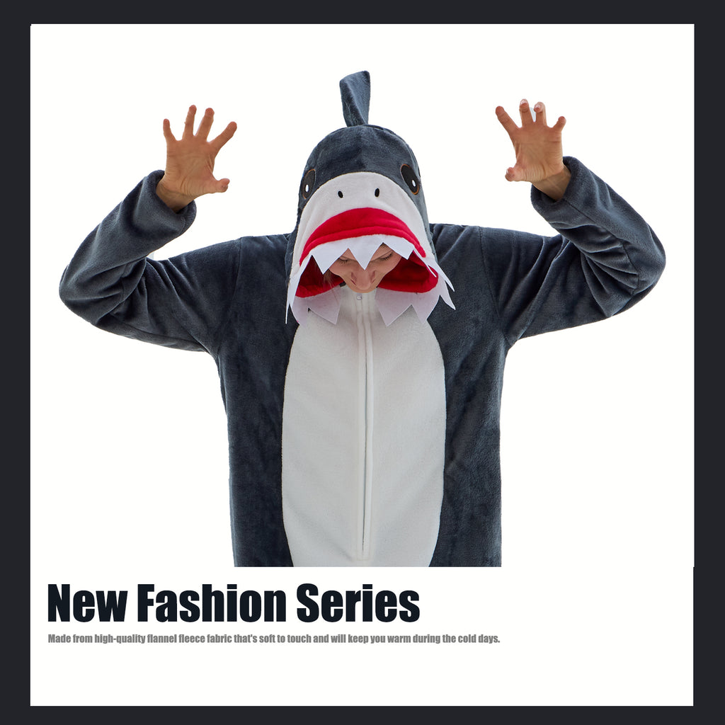 Unisex Adult Onesie Pajamas Animal One Piece Snug Fit Halloween Costume Sleepwear Homewear