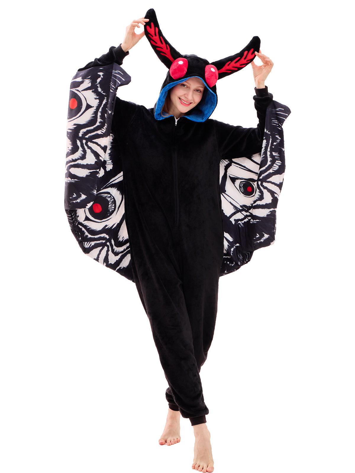 Unisex Adult Onesie Pajamas Animal One Piece Snug Fit Halloween Costume Sleepwear Homewear