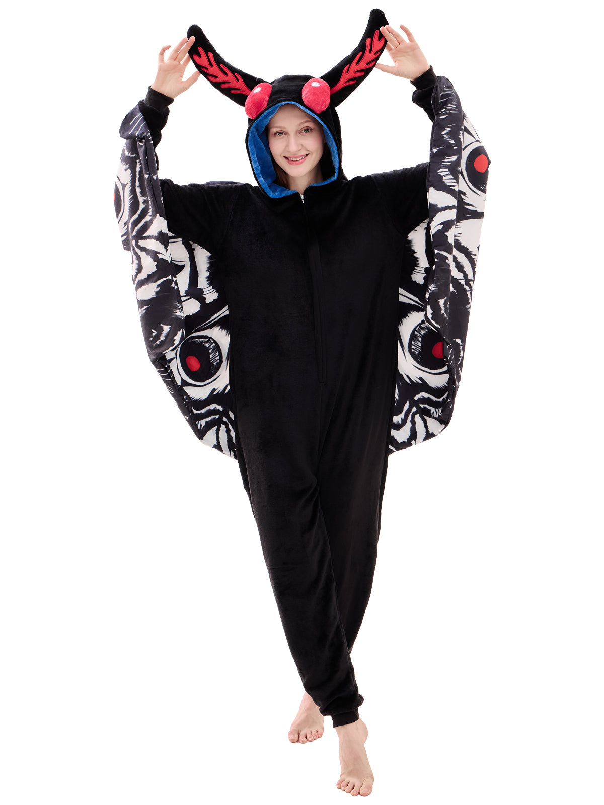 Unisex Adult Onesie Pajamas Animal One Piece Snug Fit Halloween Costume Sleepwear Homewear