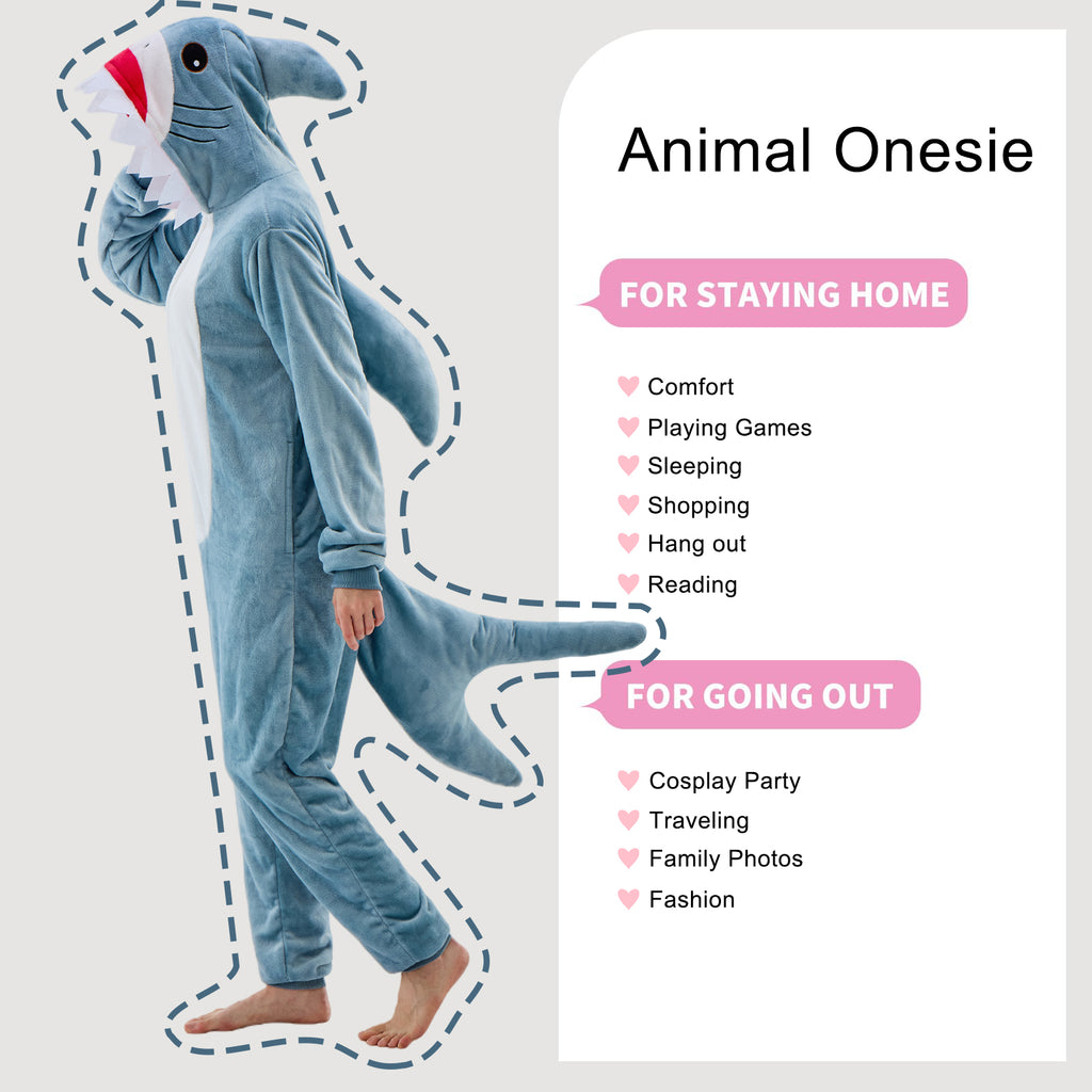 Unisex Adult Onesie Pajamas Animal One Piece Snug Fit Halloween Costume Sleepwear Homewear