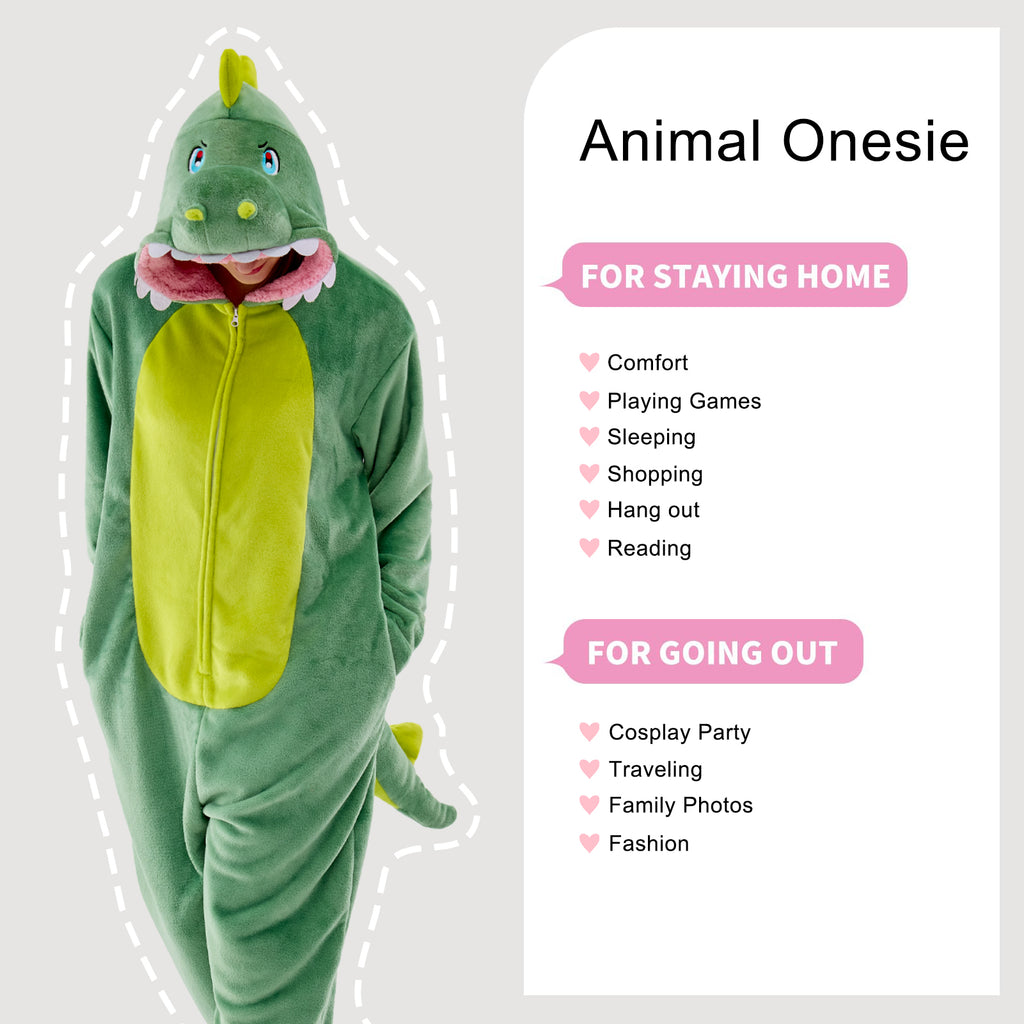 Unisex Adult Onesie Pajamas Animal One Piece Snug Fit Halloween Costume Sleepwear Homewear
